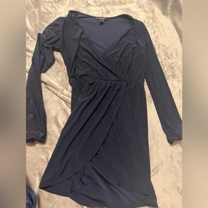 Forever 21 Blue Lowcut Dress